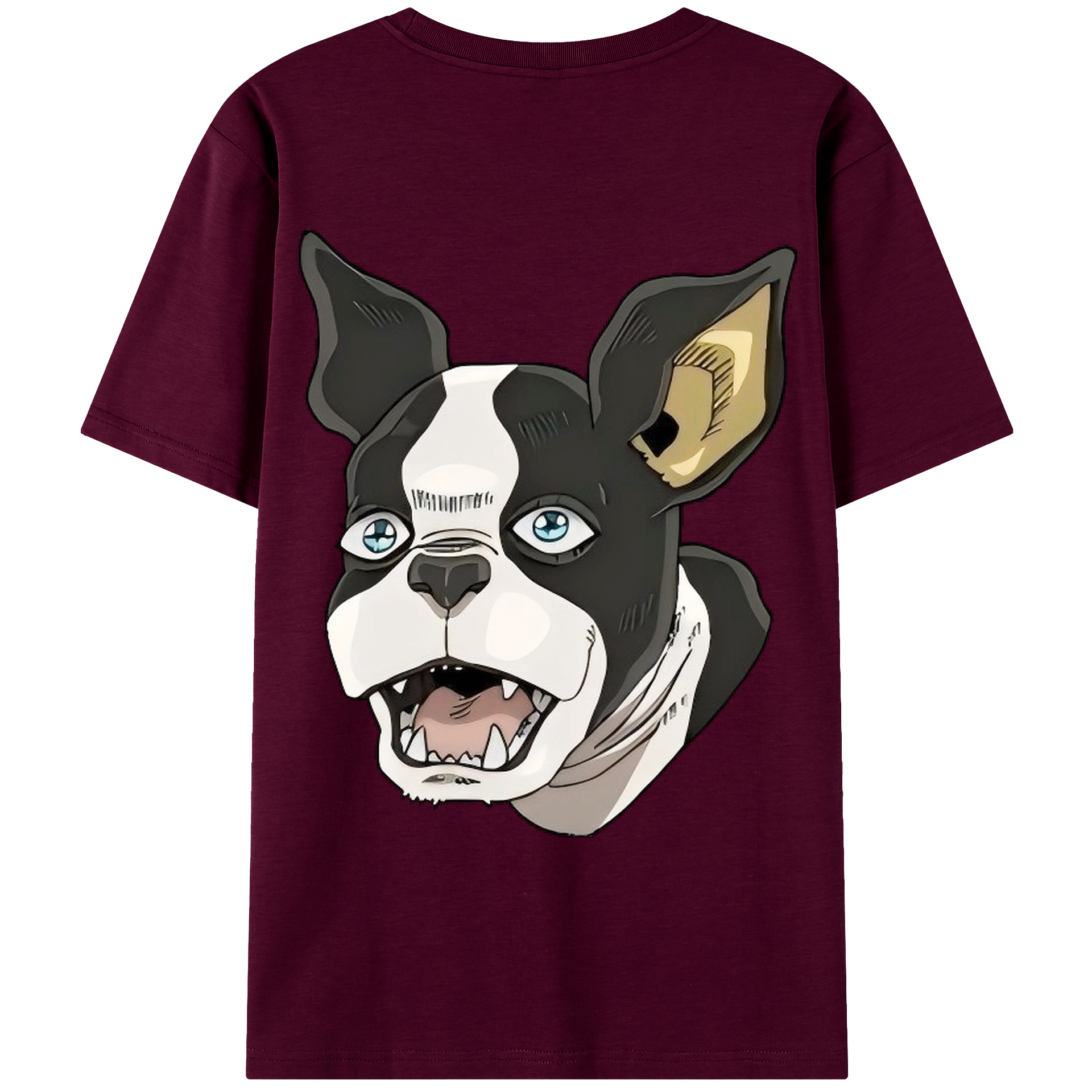 （画像用） ジョジョの奇妙な冒険 イギー JoJo's Bizarre Adventure Iggy レディース半袖Tシャツ(バックプリント)